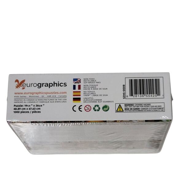 EuroGraphics Frida Kahlo 1000‑Piece Self‑Portrait With Thorn Necklace Puzzle NEW - Picture 3 of 7